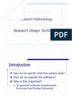 Research Design Techniques