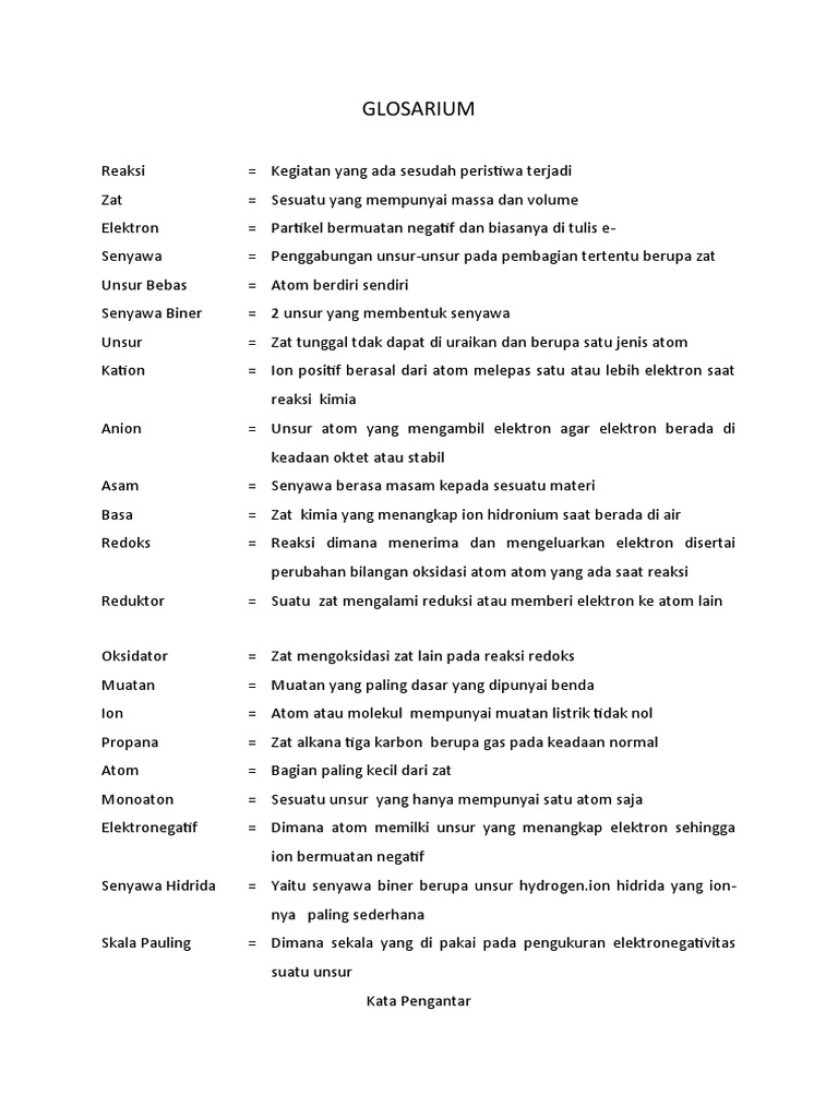 GLOSARIUM | PDF