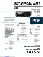 FOSTEX A-8 SERVICE MANUAL Pdf Download