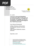 Download Currency Demand Modeling in Estimating the Underground Economy - VAR by economicsanalyst SN6220496 doc pdf