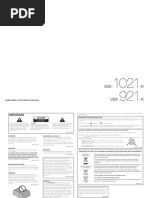 Pioneer VSX-921 Full User Manual