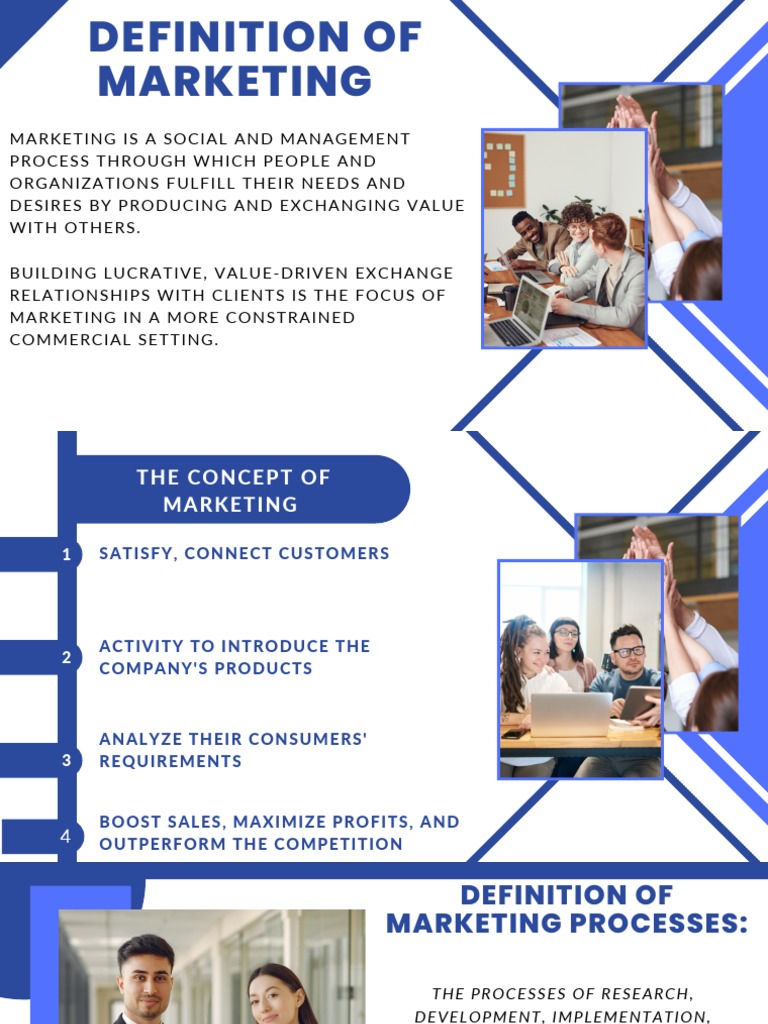 Definition of Marketing PDF Marketing Market (Economics)