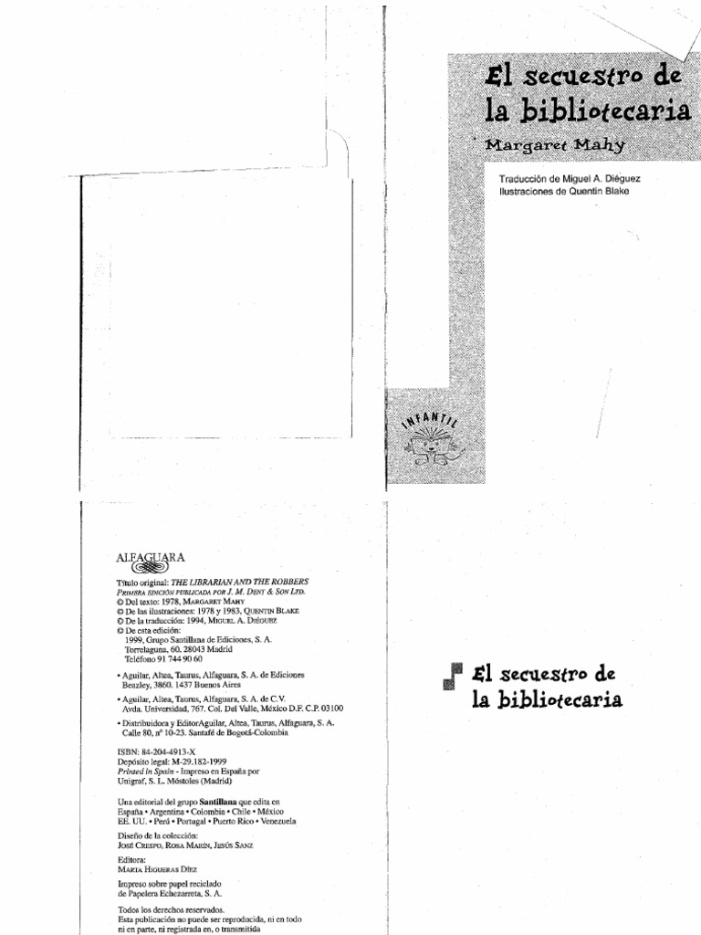 Prueba el secuestro de la bibliotecaria