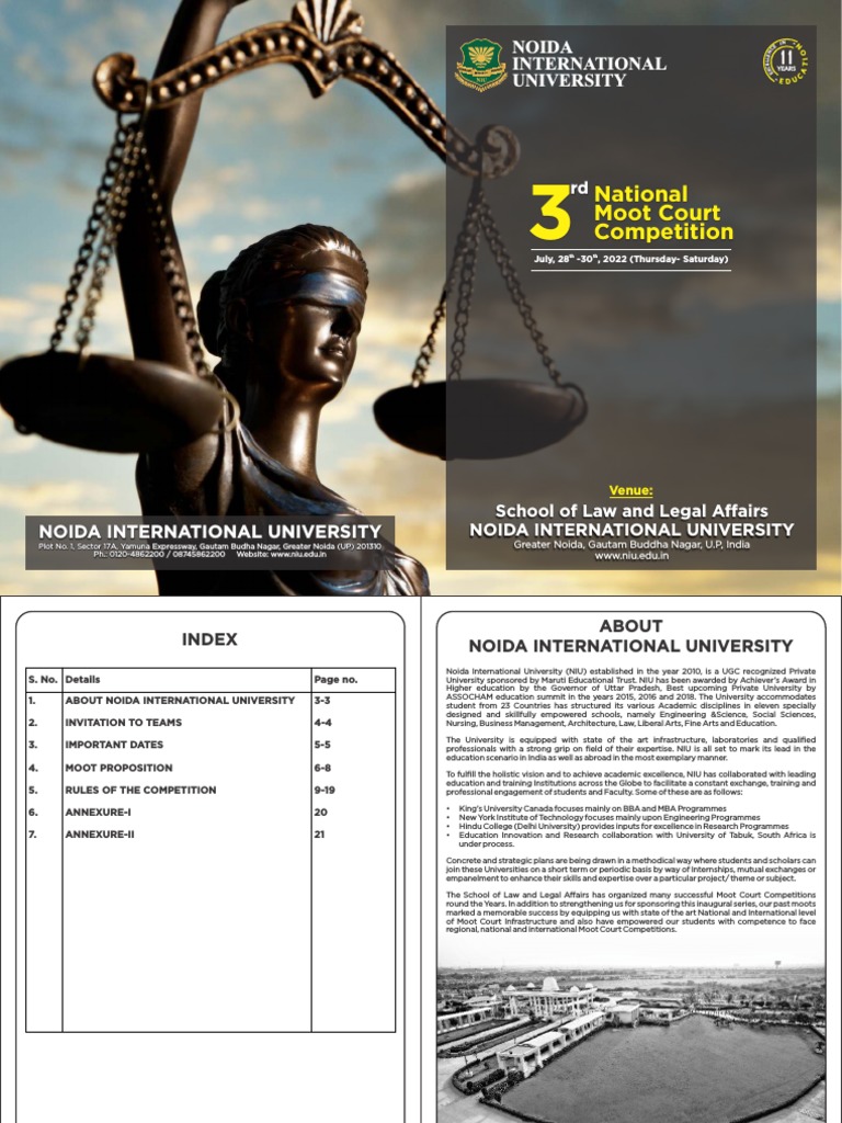 National Moot Court Competition 2022 1 | PDF | Justice | Crime & Violence
