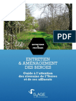 Entretien Et Amenegement Des Berges Guide Pratique Janvier 2015