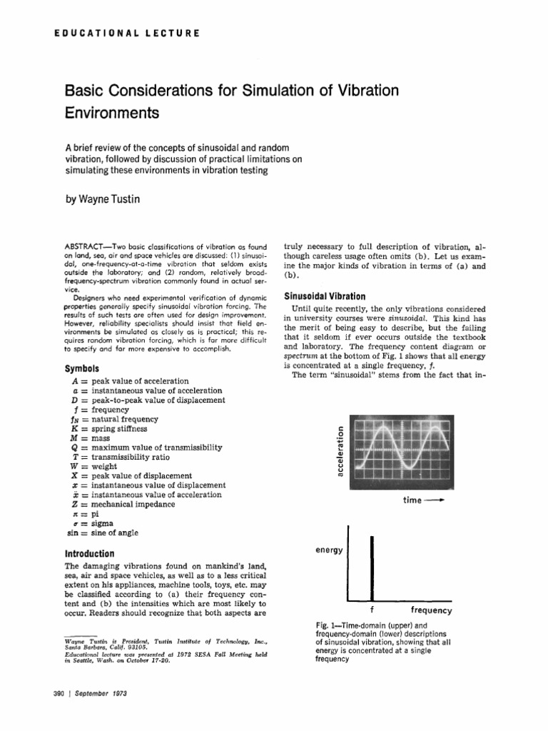 Vibration Analysis for Testing Environments | PDF | Equalization (Audio ...