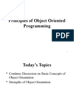 Principles of Object Oriented Programming