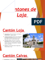 Cantones de Loja