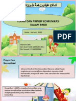 Kelompok 7 Teknik Dan Prinsip Komunikasi Dalam Paud