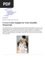 Download 5 Cover Letter Samples for Your Scientific Manuscript by Alejandra J Troncoso SN62206179 doc pdf