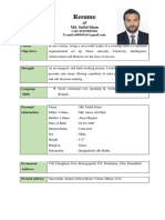 Resume: Md. Saiful Islam