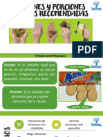 Grupos de Alimentos. Raciones y Porciones