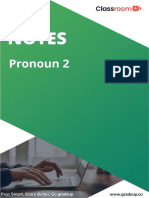 Gradeup Pronoun Guide