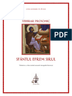 28.01 Sf. Efrem Sirul - Stihiri Prosomice