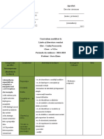 Curriculum Clasa 5