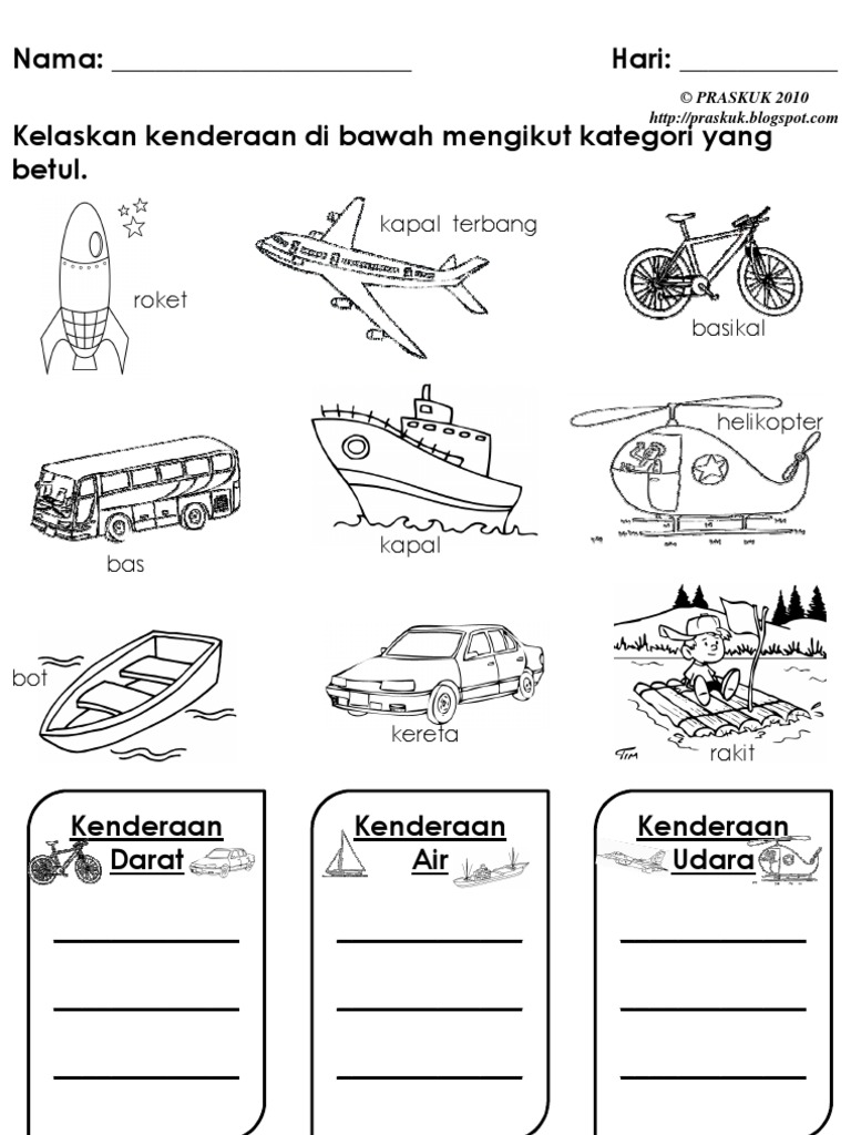 An Kenderaan Darat Udara Dan Air Pdf