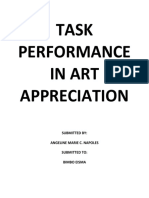 Task Performance in Art Appreciation