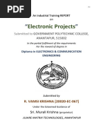 Industrial Training Report PCB