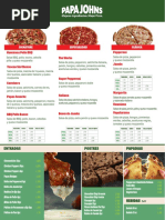 Menú de Pizzería Castor Guatemala | PDF | Pizza | pesto