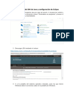 Descargar JDK y Configurar Eclipse