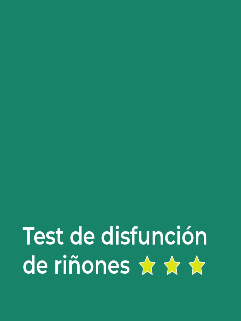 Causas y síntomas de disfunción renal | PDF
