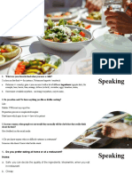 English File 3 - 1A - Food