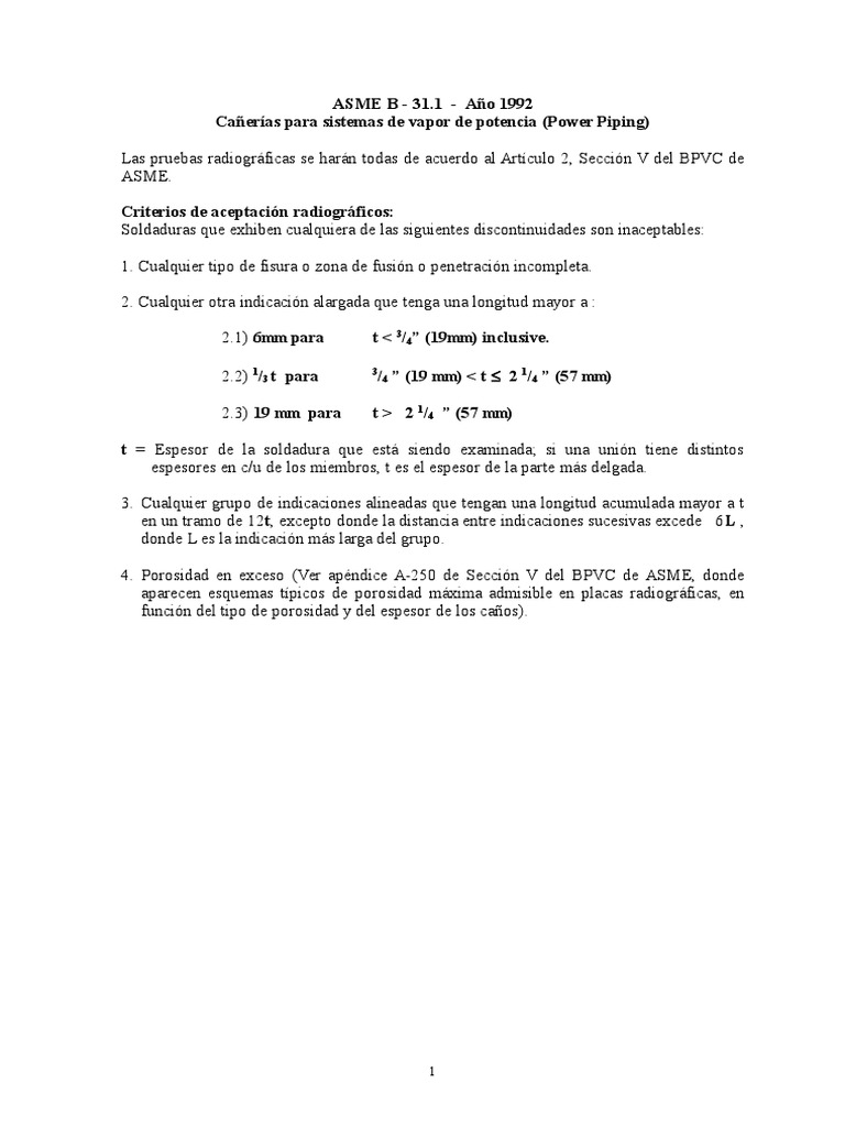 Vsip info asme b31 criterios de aceptacion o rechazo pdf free pdf