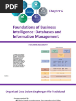 Foundations of Business Intelligence Databases and Information Management