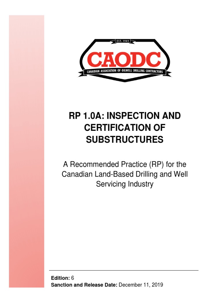 Substructure Inspection Guidelines Canada | PDF | Nondestructive ...