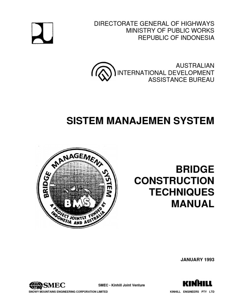 Bridge Construction Techniques Manual | PDF | Government Of Australia ...
