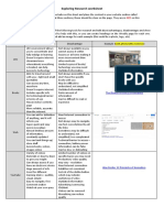 Exploring Research Worksheet