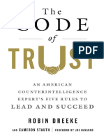 The Code of Trust An American Counterintelligence Experts Five Rules To Lead and Succeed Dreeke RobinStauth Cameron Compressed