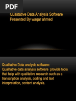 Qualitative Data Analysis Software