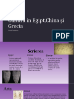 Cultura in Egipt, China Și Grecia: Cristi Frumosu