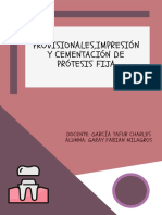 9 Provisionales, Impresion y Cementación de Protesisi Fija.