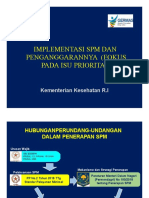 Implementasi SPM Dan Penganggarannya