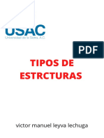 Tipos de Estrcturas