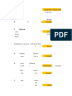 Errores en Excel