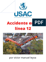 Accidente en La Línea 12