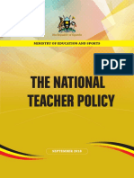 National Teachers Policy