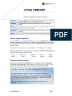 The Accounting Equation