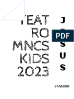 TEATRO MNCS KIDS (Janeiro 2023) JESUS, A NOSSA PRIMÍCIA