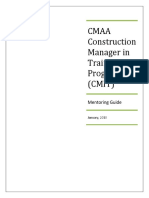 CMAA - CMIT Construction Manager in Training Mentor Guide - 2010