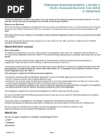 CA3916: National Insurance Statement Form | PDF | Employment | Labor