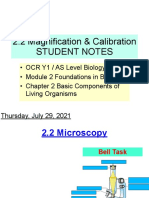 2.2 Microscopy NOTES