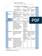 Evaluación de trabajo de investigación