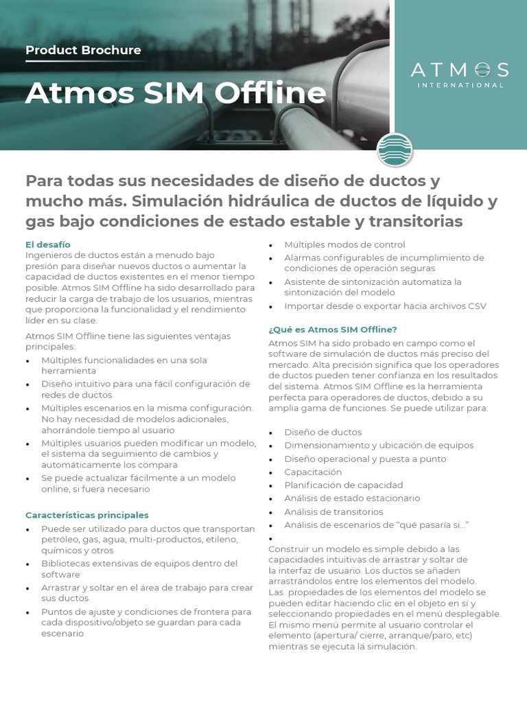 (ES) Atmos SIM Offline | PDF | Software | Simulación