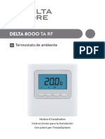 DeltaDore - Delta 8000 RF - Manual de Instalación