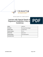 LPL003 Special Needs Policy and Guidelines 2014