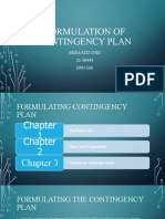 Formulation of Contingency of Plan - Abdulaziz Chio 21-56443